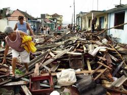 Zerstöprung durch Hurrikan Ike in Cuba im September 2008 — juventudrebelde.cu